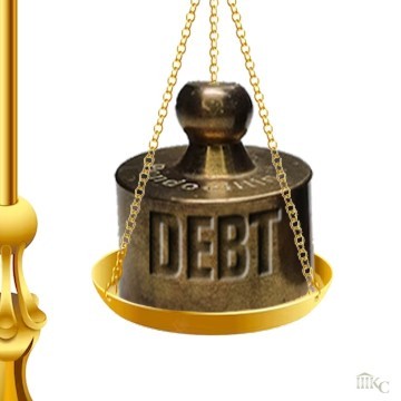 Must I pay off all of my debts before I can get admitted to the bar?